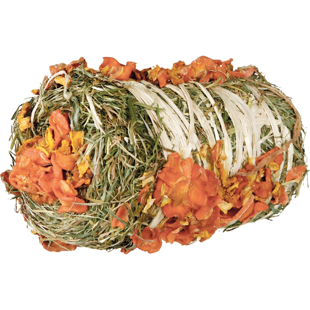 BALA DE HENO CON CALABAZA Y ZANAHORIA
