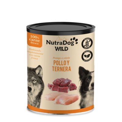 NUTRADOG WILD 100% POLLO Y TERNERA