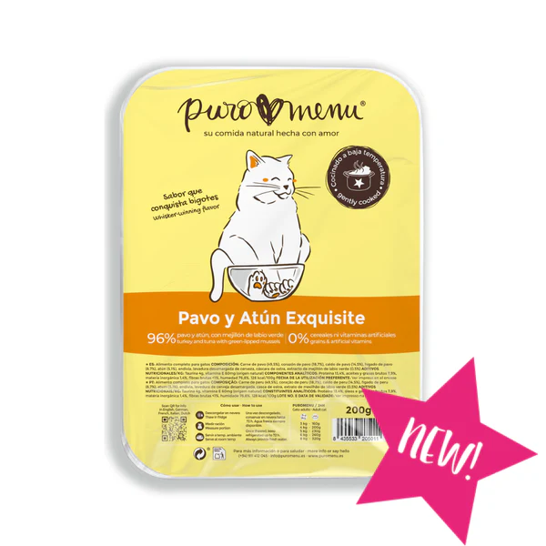 PURO MENU COCINADO PAVO Y ATUN EXQUISITE